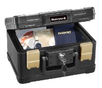 1102 Honeywell 1102 Water & Fire Proof Small Personal Safe-2