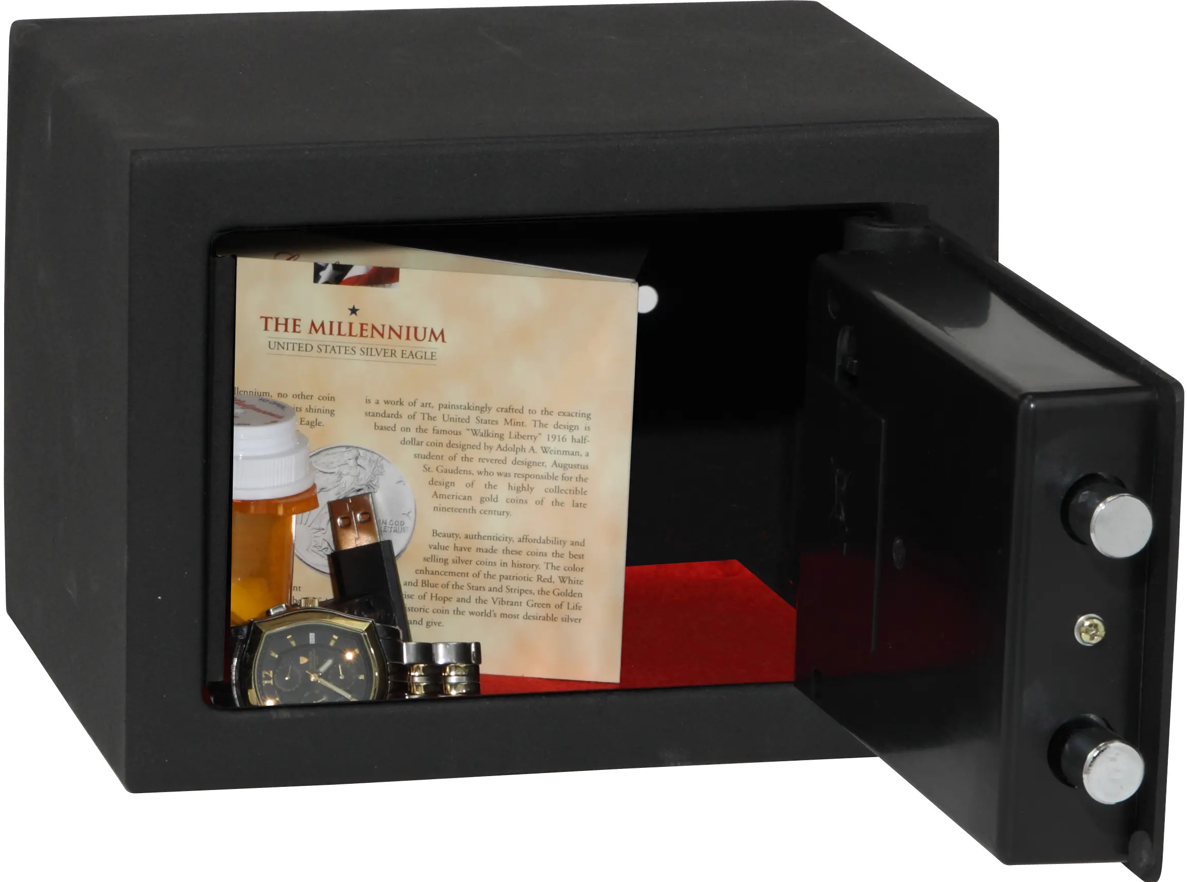 5005 Honeywell 5005 Small Digital Lock Security Safe - Black-4