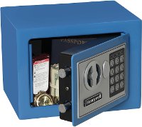 5005B Honeywell 5005 Small Digital Lock Security Safe - Blue-2
