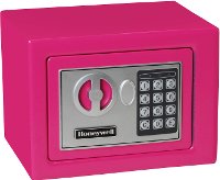 5005P Honeywell 5005 Small Digital Lock Security Safe - Pink