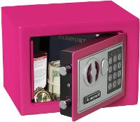 5005P Honeywell 5005 Small Digital Lock Security Safe - Pink-2