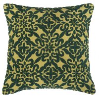 Yellow and Green 18 Inch Throw Pillow