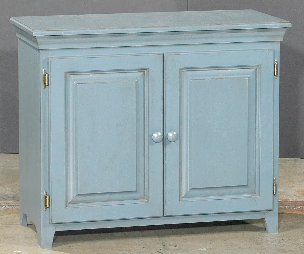 Pantry Glaze Blue Cabinet-1