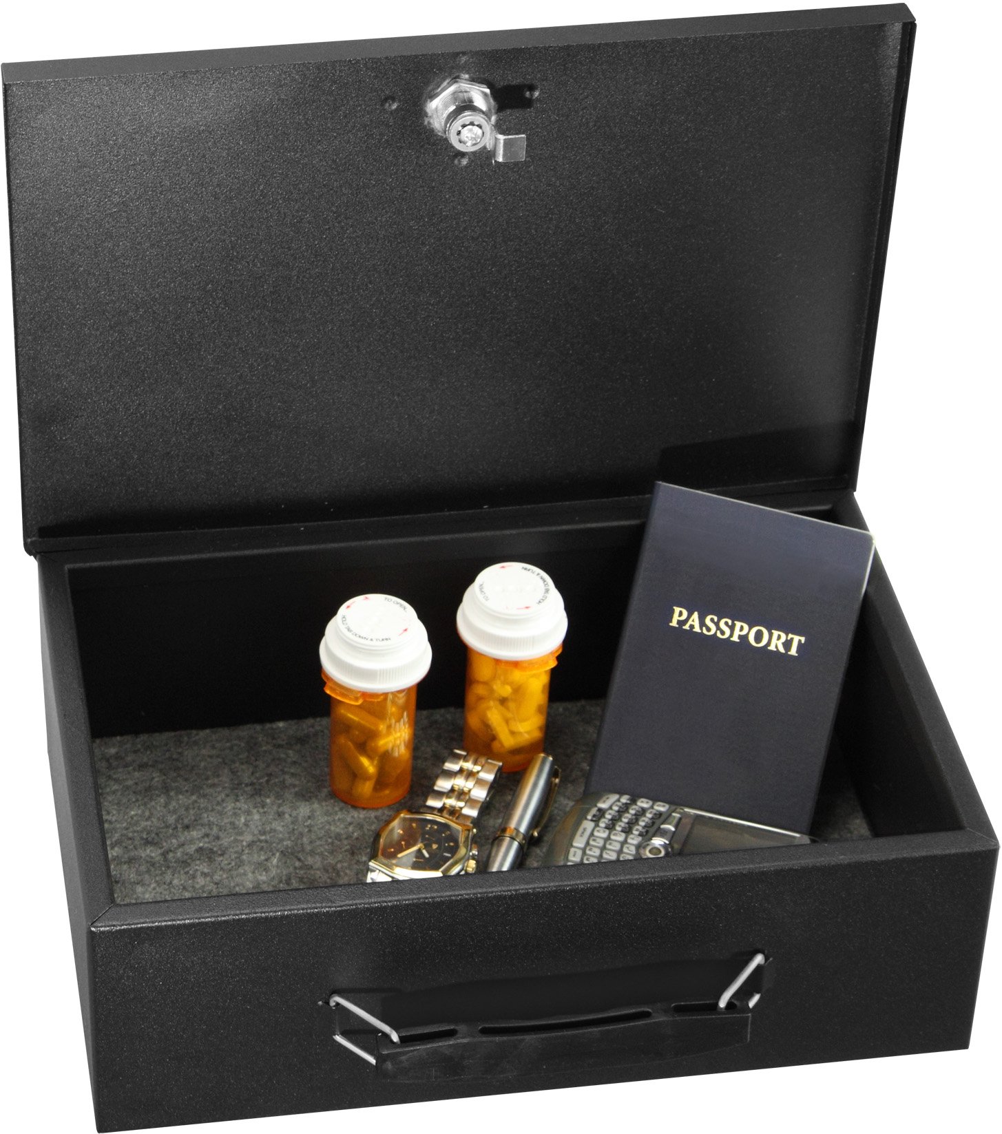 6104 Honeywell 6104 Fire Resistant Security Lock Box-3
