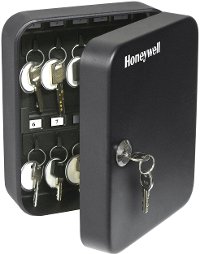 6105 Honeywell 6105 Small Steel 24 Key Security Box-2