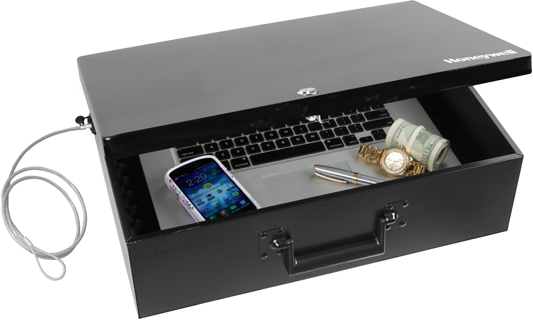 6109 Honeywell 6109 Key Lock Fire Resistant Security Box-4