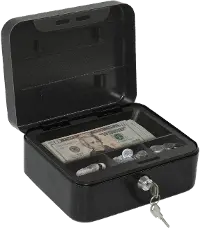 6111 Honeywell 6111 Convertible Steel Key and Cash Box