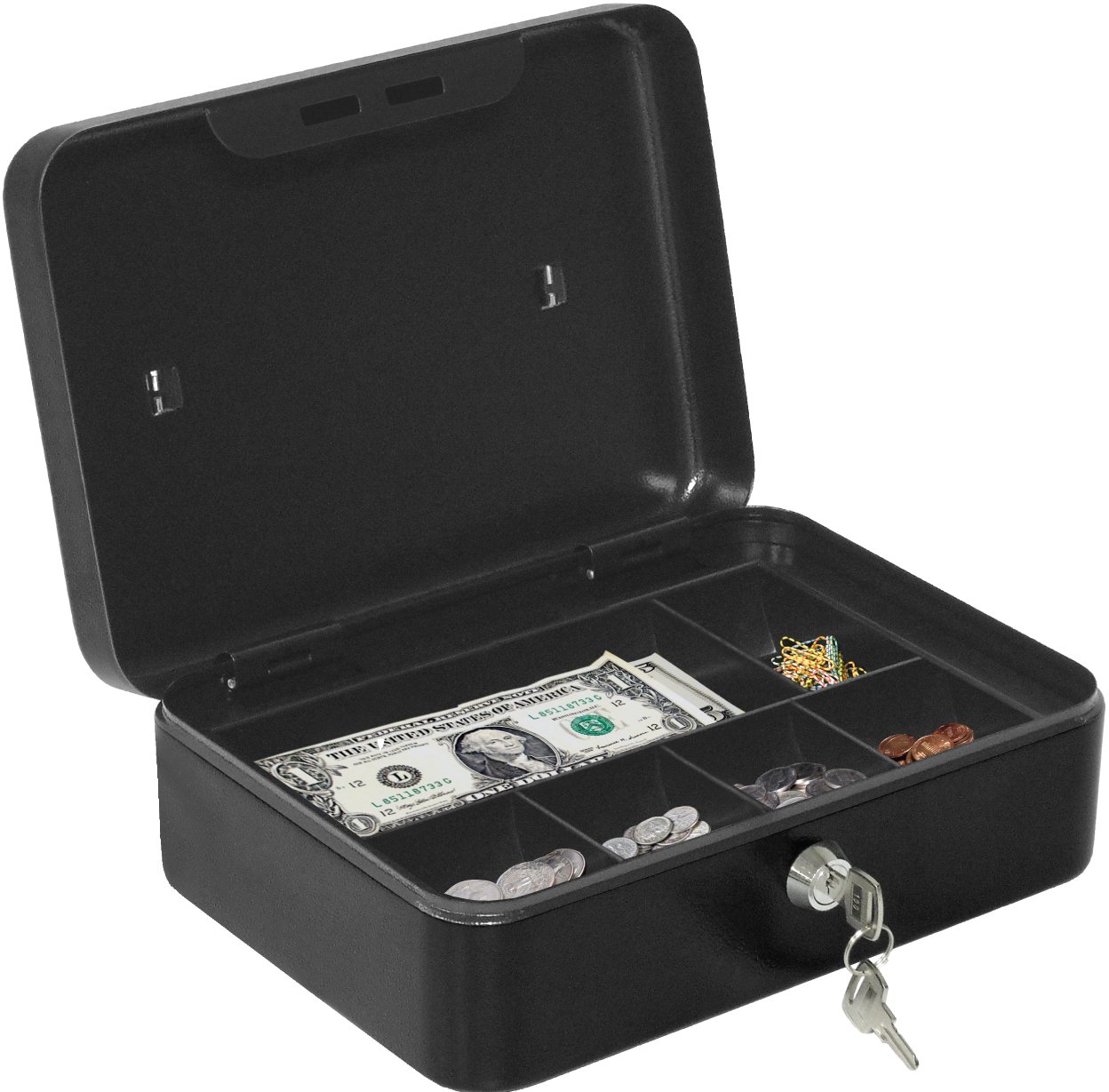 6112 Honeywell 6112 Standard Steel Cash Box-2