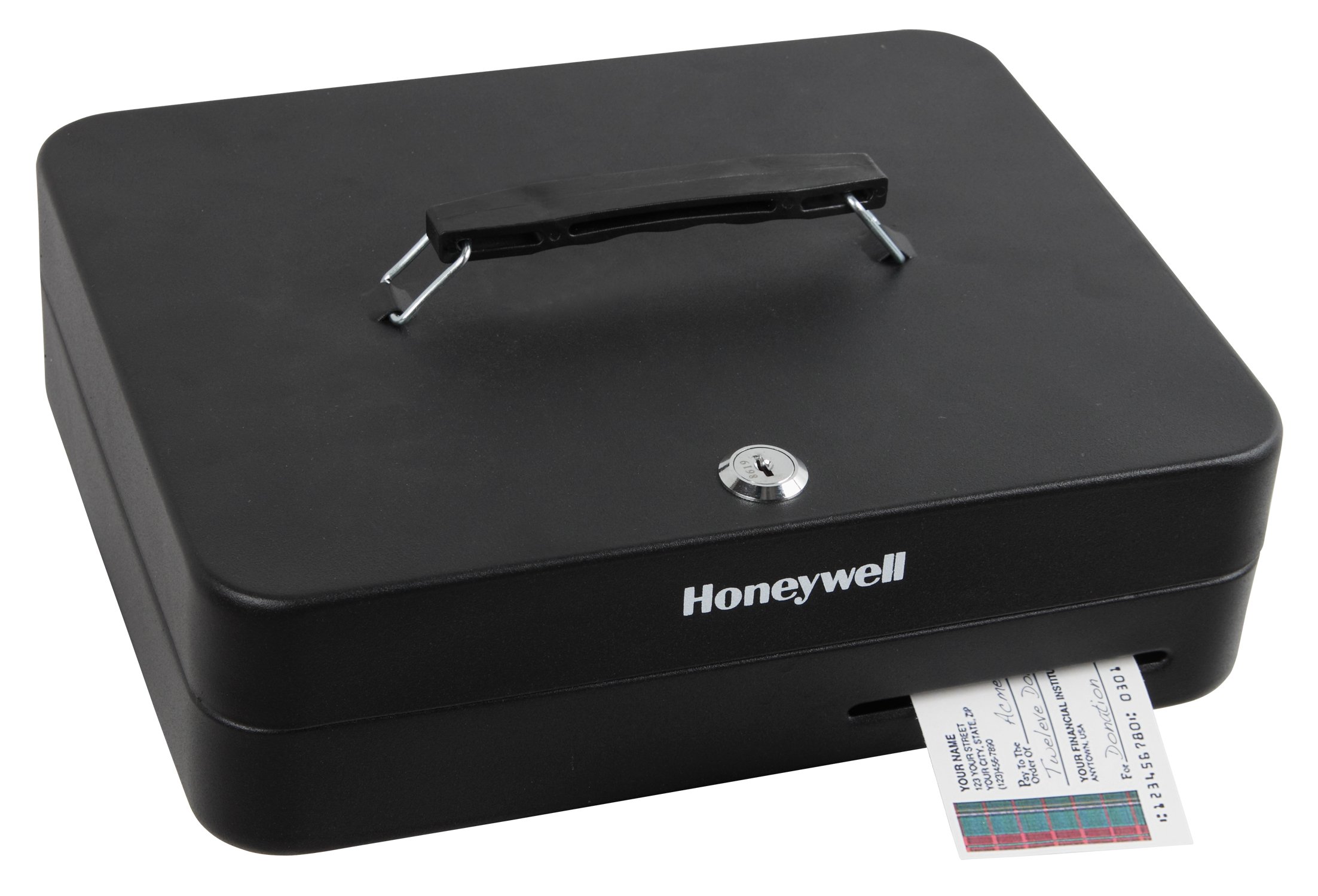 6113 Honeywell 6113 Deluxe Steel Cash Box-1