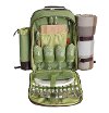 54331 Olive Green Picnic Backpack with Cooler-2