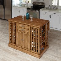 Oak Kitchen Island - Vintner-3