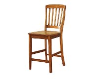 Warm Oak Counter Stool - Vintner