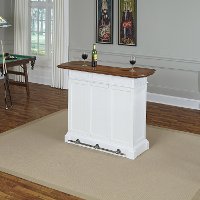 White Bar Cabinet - Americana