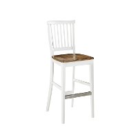 White Bar Stool - Americana
