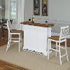 White Bar & Two Bar Stools - Americana -1
