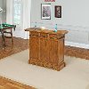 Oak Bar Cabinet - Americana