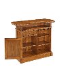 Oak Bar & Two Bar Stools - Americana -4