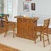 Oak Bar & Two Bar Stools - Americana -1