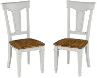 White Dining Chairs (Set of 2) - Americana