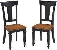 Set of 2 Black Dining Chairs - Americana