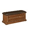Vintage Upholstered Storage Bench - Americana