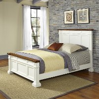 Classic White Queen Bed - Americana
