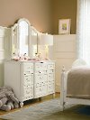 Gabriella Lace White Dressing Mirror-2