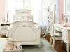 Clearance Gabriella Lace White Twin Bed