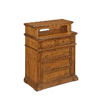 Oak Media Chest of Drawers - Americana