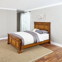 Oak King Size Bed - Americana
