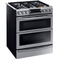 NY58J9850WS Samsung Dual Fuel Range - 5.8 cu. ft. Stainless Steel-2