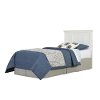 White Twin Headboard - Naples -2