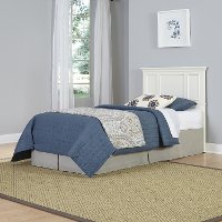 White Twin Headboard - Naples