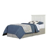 White Twin Headboard - Naples -2