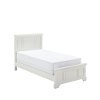 White Twin Bed - Naples -3