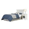White Twin Headboard & Nightstand - Naples -2