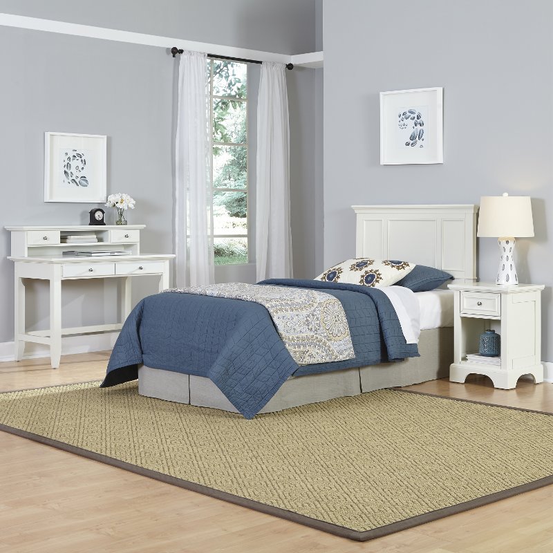 White Twin Headboard Nightstand Student Desk With Hutch Naples White Twin Headboard Nightstand Student Desk With Hutch Naples