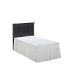 Black Twin Headboard - Bedford -2