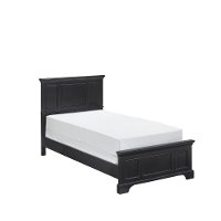 Black Twin Bed - Bedford -2