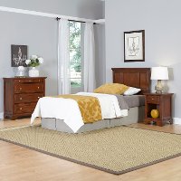 Cherry Twin Headboard, Nightstand, and Chest - Chesapeake