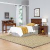 Cherry Twin Headboard, Nightstand & Student Desk with Hutch - Chesapeake