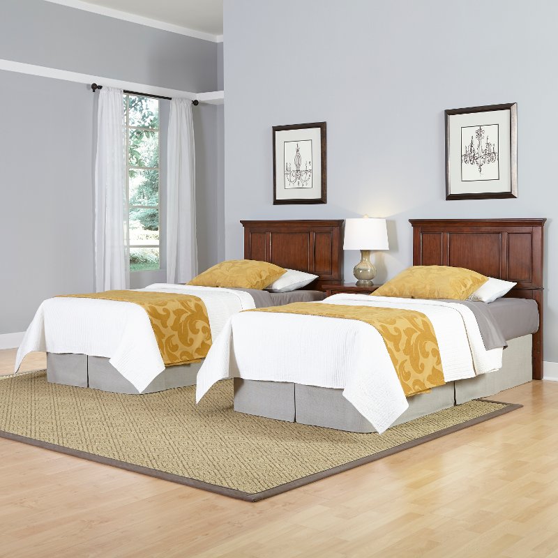 Cherry Two Twin Headboards Nightstand Chesapeake Rc Willey Cherry Two Twin Headboards Nightstand Chesapeake Rc Willey Furniture