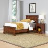 Cherry Twin Bed and Nightstand - Chesapeake