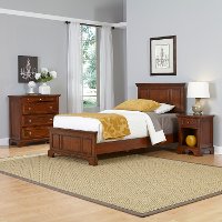 Cherry Twin Bed, Nightstand, and Chest - Chesapeake