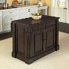 Black Oak Wood Top Kitchen Island - Prairie