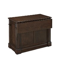 Black Oak Wood Top Kitchen Island - Prairie -4