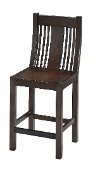 Black Oak Counter Stool - Prairie