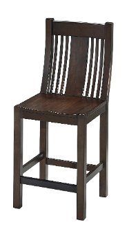 Black Oak Counter Stool - Prairie