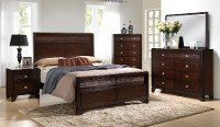 Tamblin Chocolate Brown 4 Piece Queen Bedroom Set
