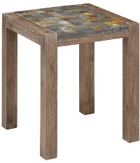Slate/ Mosaic End Table - Morocco-2